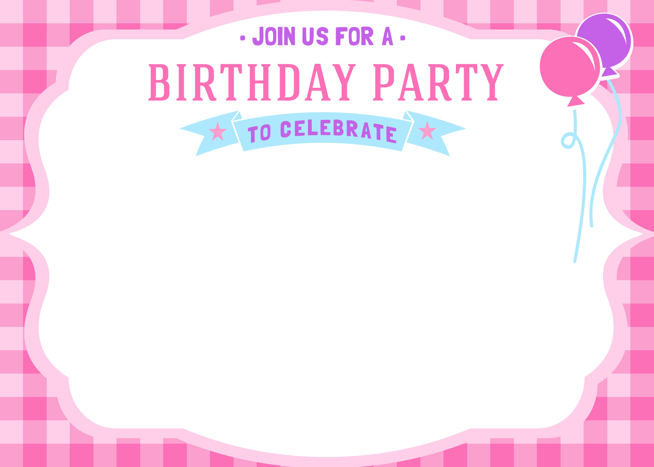 Best ideas about Birthday Invitations For Girl
. Save or Pin Free Printable Girls Birthday Invitations – FREE Printable Now.