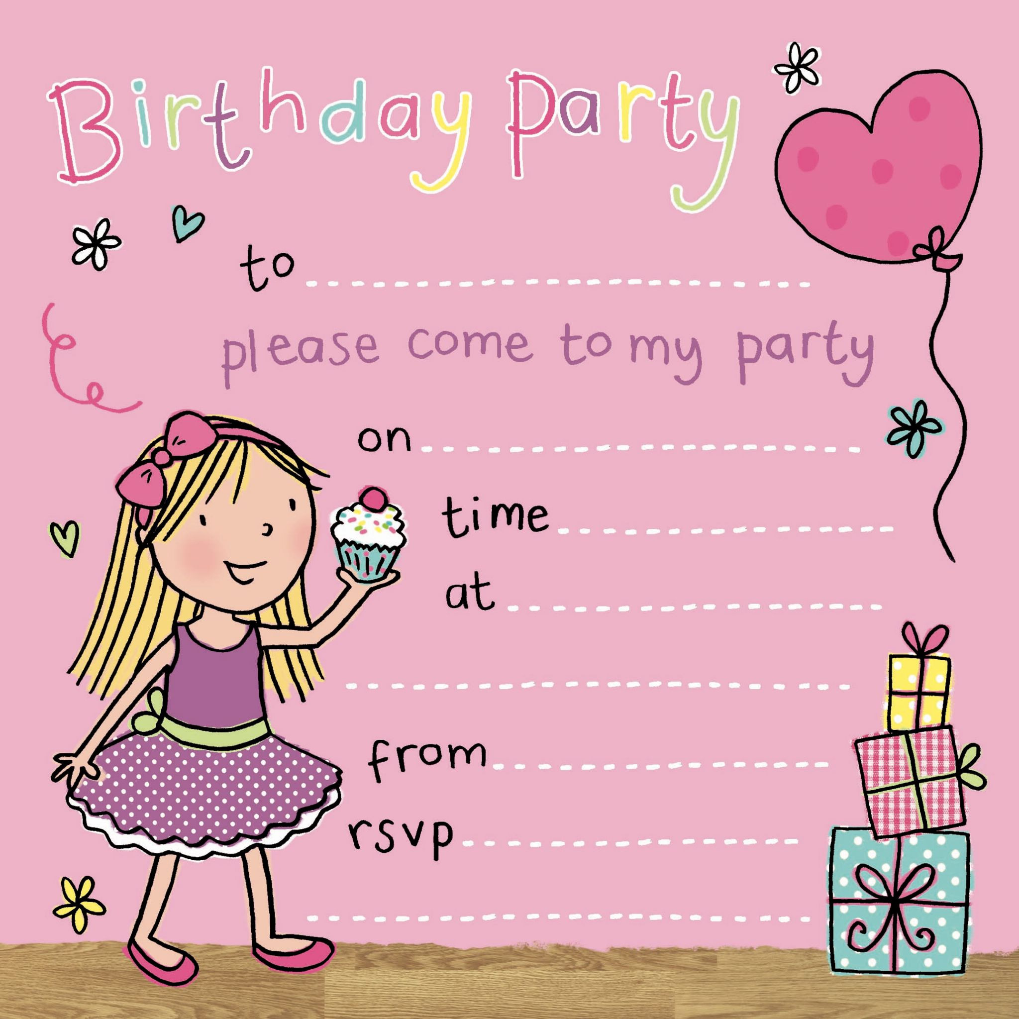 Best ideas about Birthday Invitations For Girl
. Save or Pin party invitations birthday party invitations kids party Now.
