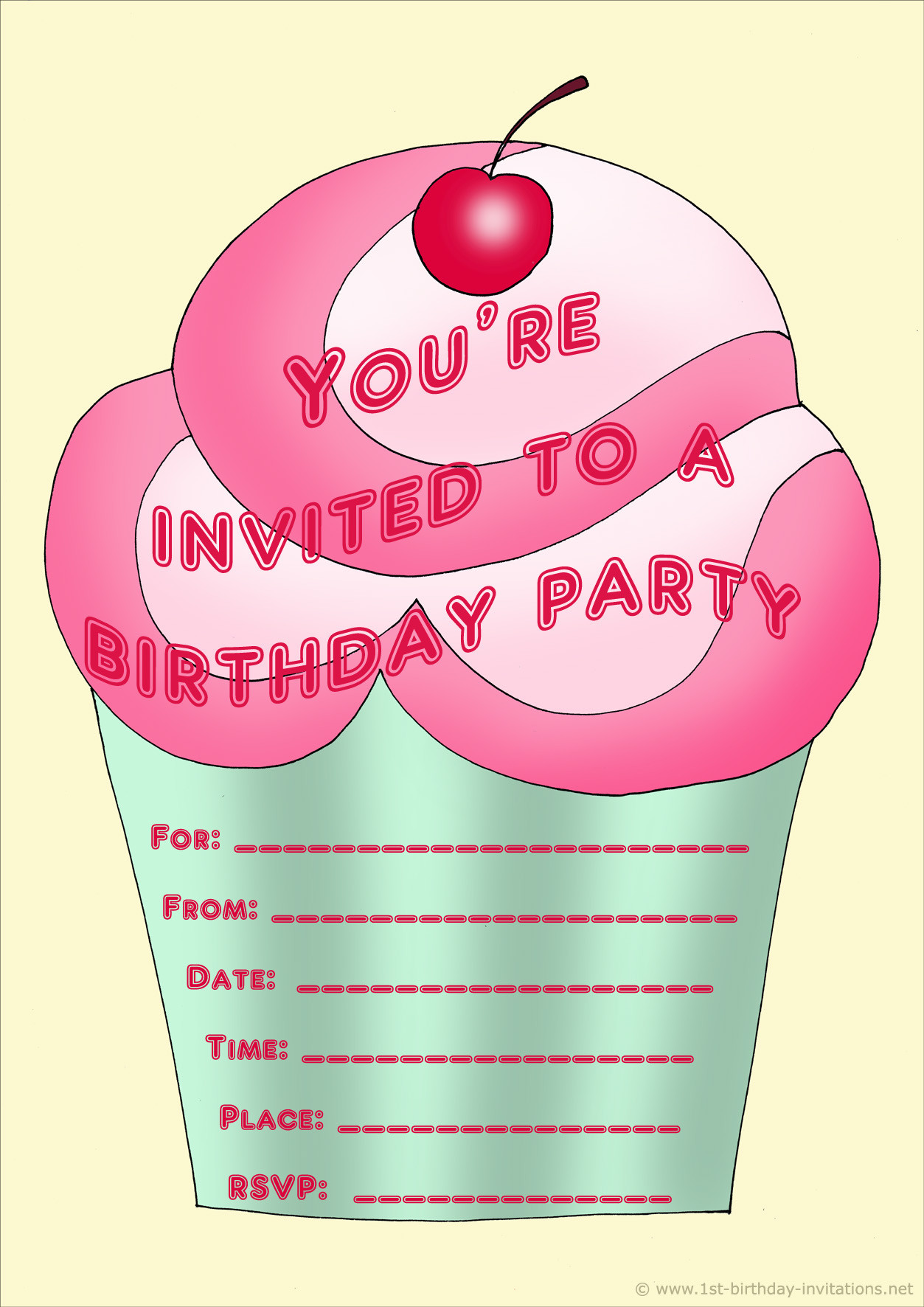 Best ideas about Birthday Invitations Online Free
. Save or Pin Printable Personalized Birthday Invitations for Kids Now.