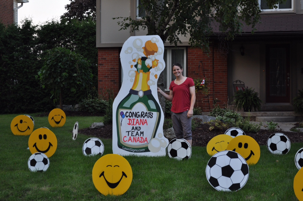 Best ideas about Birthday Lawn Decorations
. Save or Pin Lawn Signs for Birthdays Now.