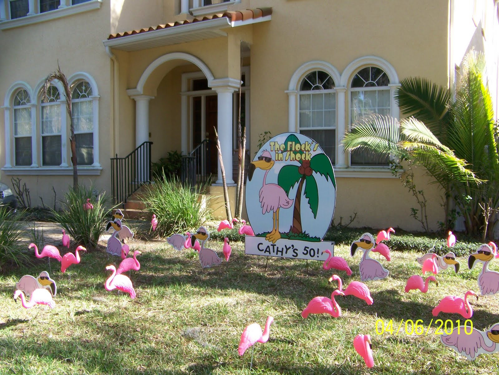 Best ideas about Birthday Lawn Decorations
. Save or Pin FLOCK N SURPRISE 727 687 8111 LARGO Florida Now.