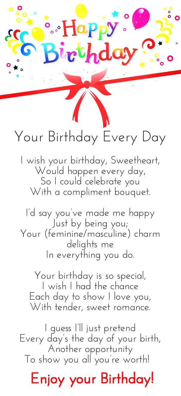 Best ideas about Birthday Love Quotes For Her
. Save or Pin 12 Happy Birthday Love Poems for Her & Him with Now.
