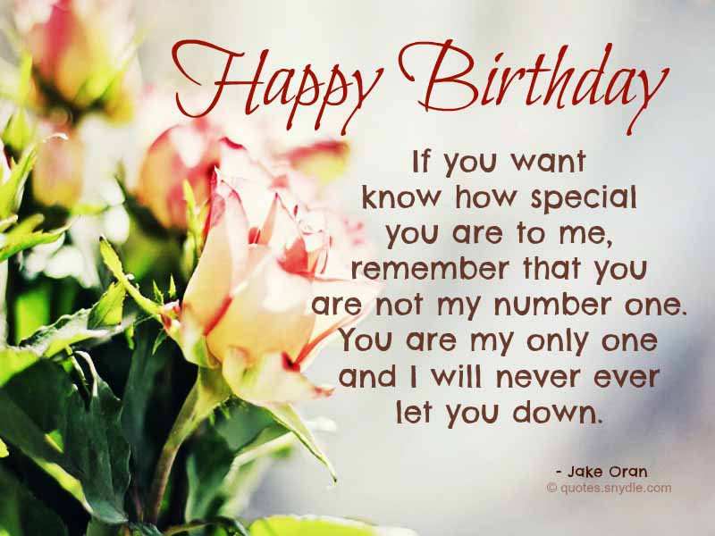 Best ideas about Birthday Love Quotes
. Save or Pin Birthday Love Quotes Quotes and Sayings Now.