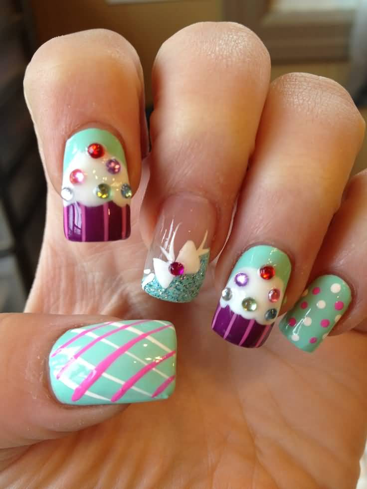 Best ideas about Birthday Nail Ideas
. Save or Pin 50 Best Birthday Nail Art Designs Now.