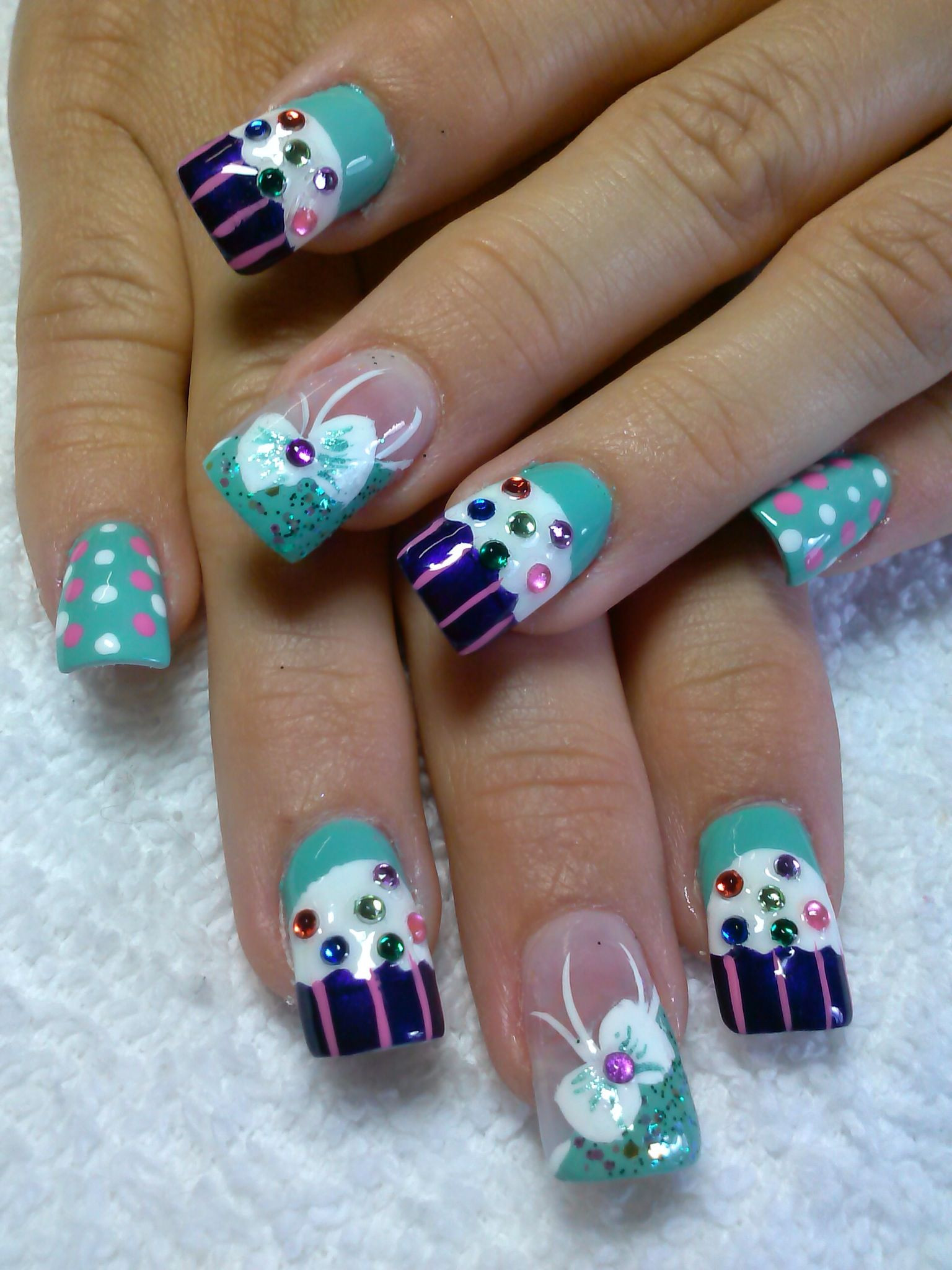 Best ideas about Birthday Nail Ideas
. Save or Pin Love my birthday cupcake nail art design Pretty Now.