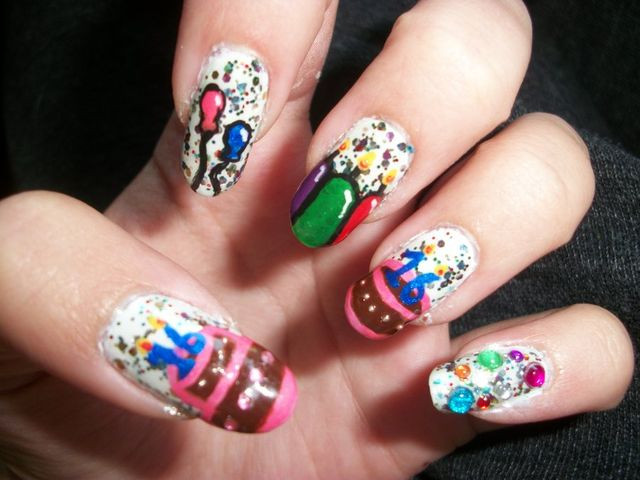 Best ideas about Birthday Nail Ideas
. Save or Pin Happy Birthday Themed Nail Art Designs & Ideas Now.