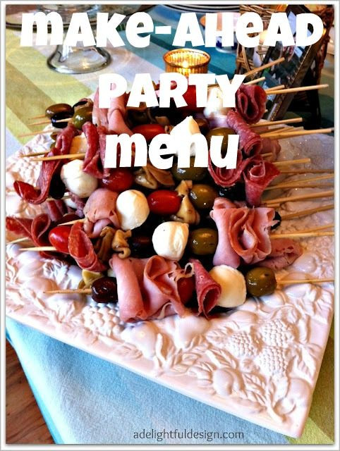 Best ideas about Birthday Party Appetizers
. Save or Pin A Delightful Design the best make ahead party menu Now.