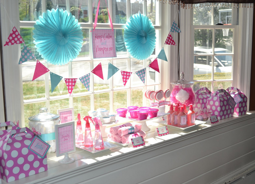 Best ideas about Birthday Party At Home
. Save or Pin Birthday Decoration Ideas Home Girl Girls Spa Party Now.