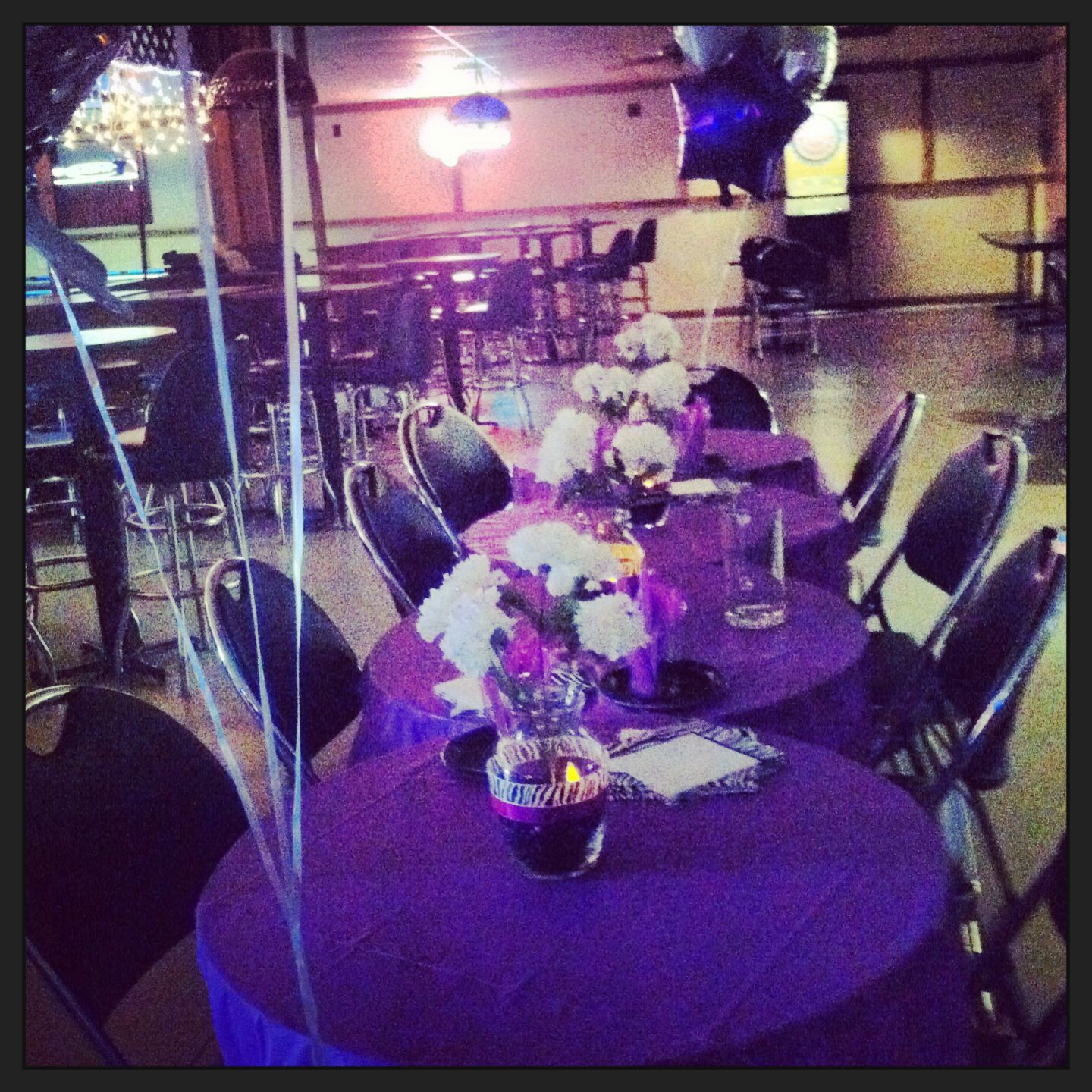 Best ideas about Birthday Party Centerpieces For Adults
. Save or Pin Purple silver an zebra stripes adult birthday party Total Now.