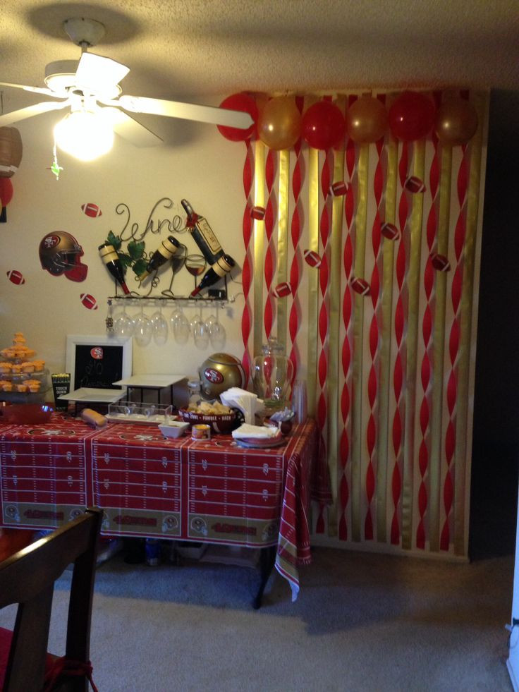 Best ideas about Birthday Party Decor
. Save or Pin SF 49er party decor Now.