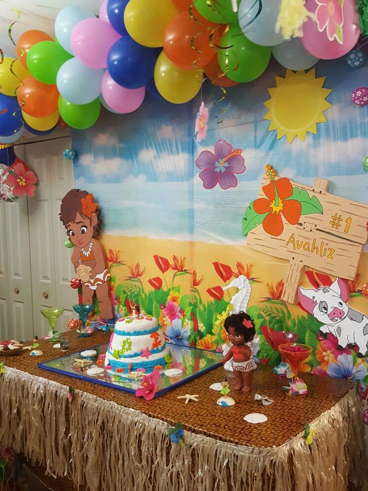 Best ideas about Birthday Party Decor
. Save or Pin Moana birthday party decoration Now.