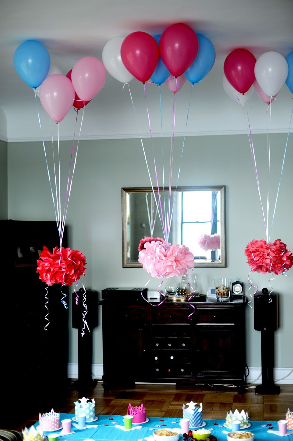 Best ideas about Birthday Party Decor
. Save or Pin Party Decorations Using Helium balloons to suspend Now.
