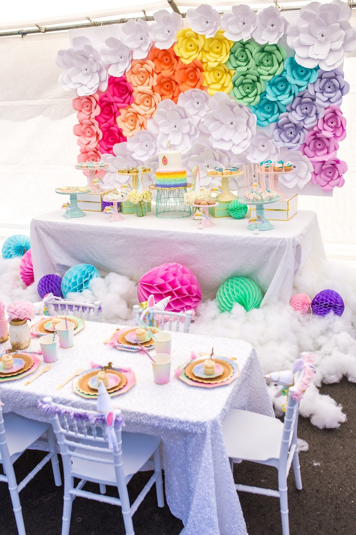 Best ideas about Birthday Party Decoration Ideas
. Save or Pin Kara s Party Ideas Magical Unicorn Birthday Party Now.