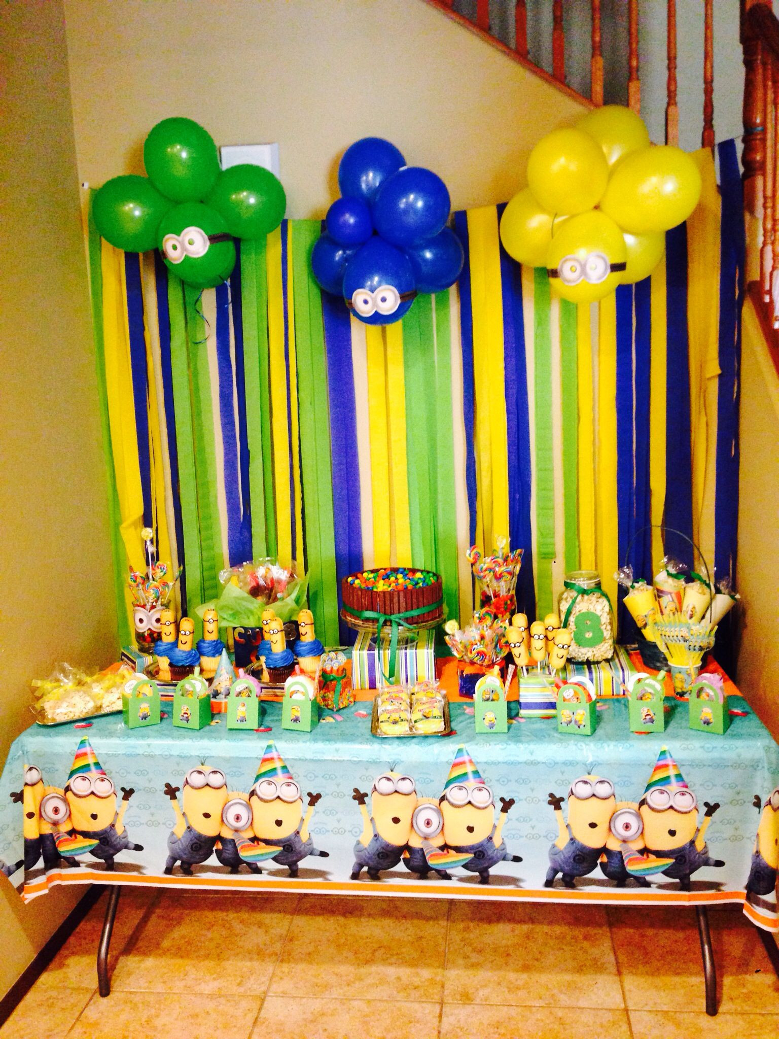 Best ideas about Birthday Party Decorations For Boy
. Save or Pin Minion Theme Birthday Party Minion Twinkies Kitkat Cake Now.