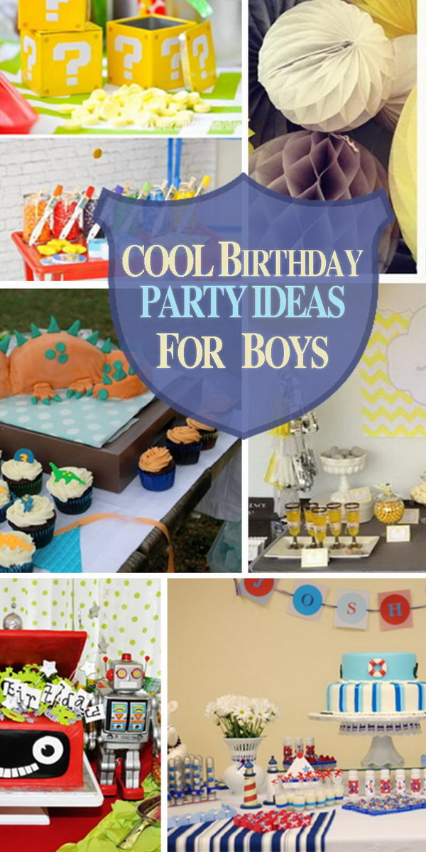 Best ideas about Birthday Party Decorations For Boy
. Save or Pin Cool Birthday Party Ideas for Boys Hative Now.