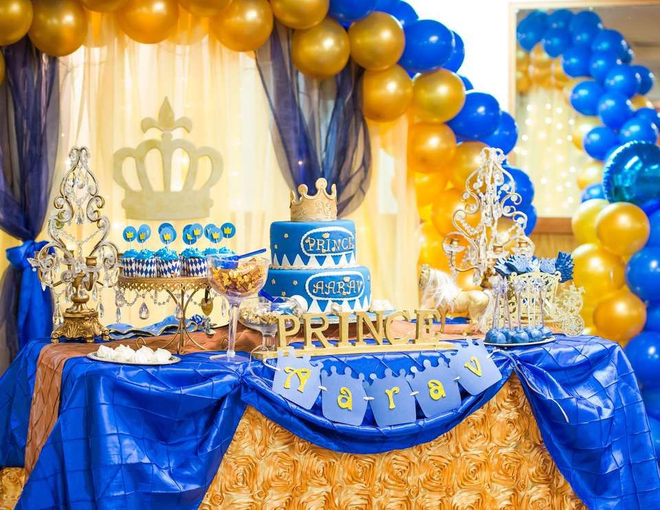 Best ideas about Birthday Party Decorations For Boy
. Save or Pin Prince Birthday "Royal 1st birthday" Creative Now.