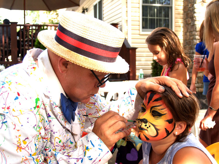 Best ideas about Birthday Party Entertainment
. Save or Pin Professional Face Painters hand and cheek art washable Now.