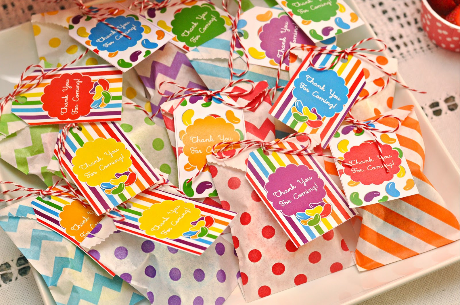 Best ideas about Birthday Party Favors
. Save or Pin Rainbow Jelly Bean Birthday Party Ideas Party Ideas Now.