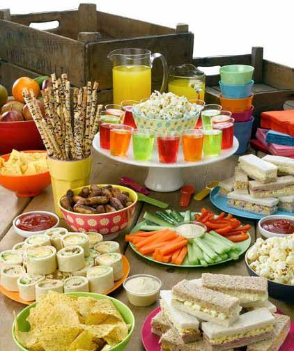 Best ideas about Birthday Party Food Ideas
. Save or Pin Party food spread for kids Birthday Parties Now.