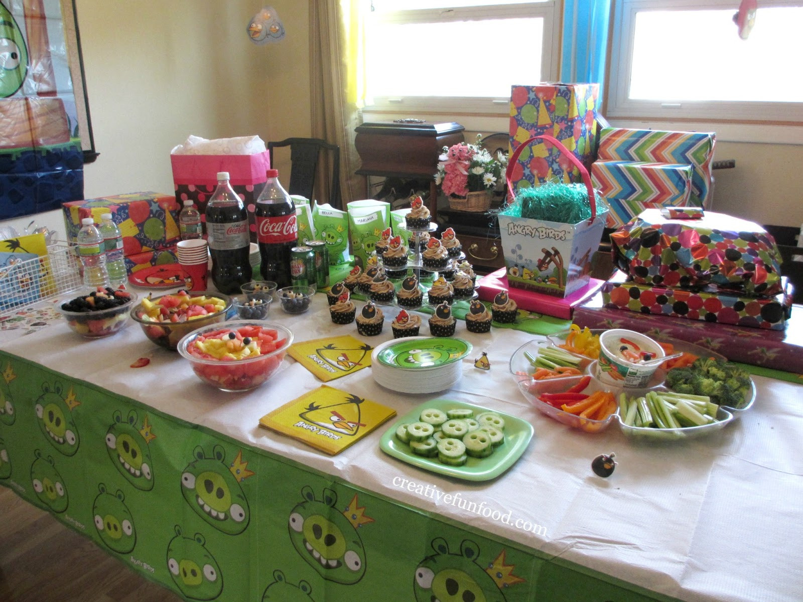Best ideas about Birthday Party Food Ideas
. Save or Pin Creative Food Angry Birds Birthday Party Ideas Now.
