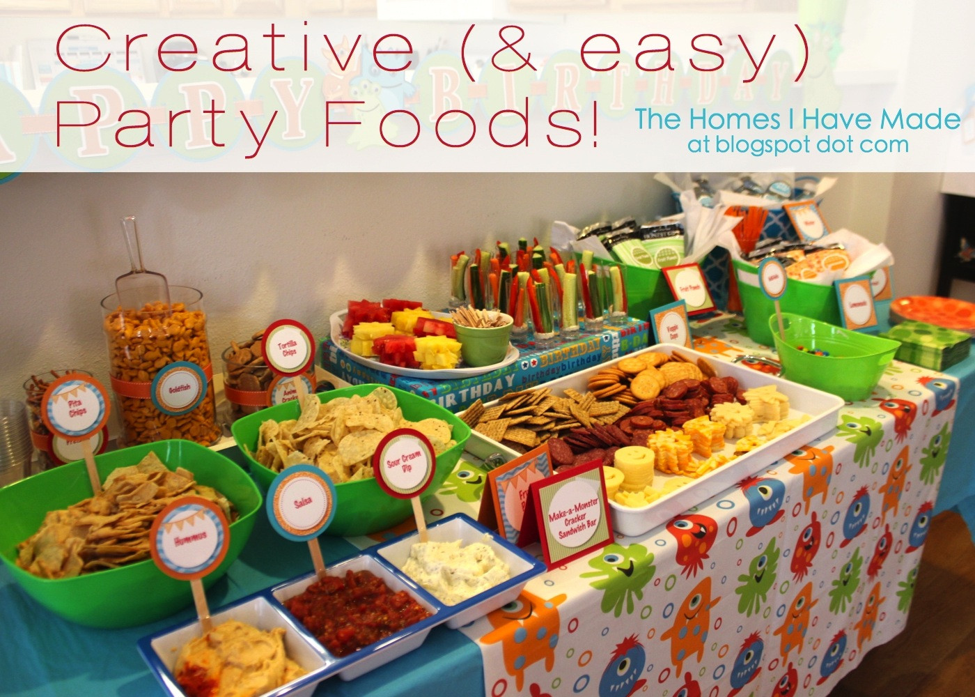 Best ideas about Birthday Party Food Ideas
. Save or Pin Monster Party Spotlight on Food Now.