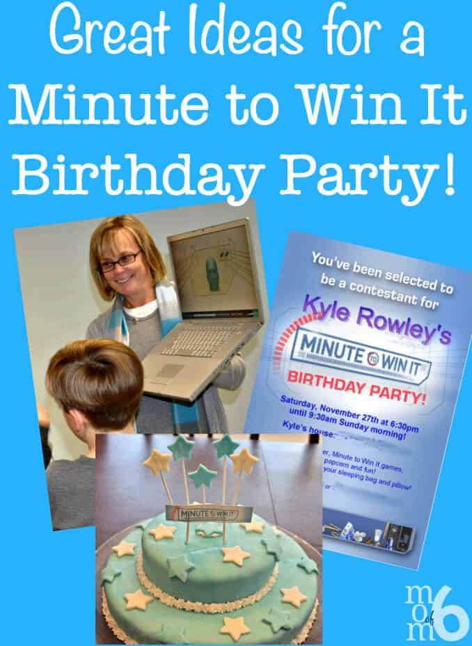Best ideas about Birthday Party Games For 6 Year Olds
. Save or Pin Great 10 Year Old Boy s Birthday Idea Minute to Win It Now.