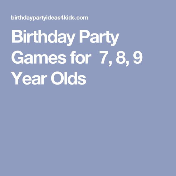 Best ideas about Birthday Party Games For 8 Year Olds
. Save or Pin Birthday Party Games for 7 8 9 Year Olds Now.