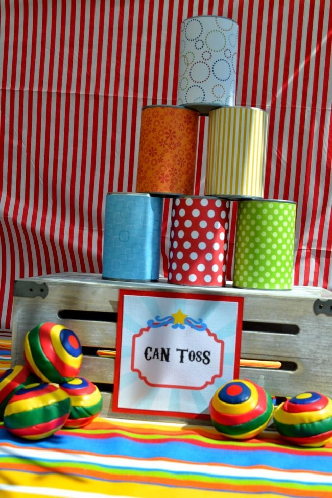 Best ideas about Birthday Party Games For Boys
. Save or Pin Boys Circus Themed Birthday Party Can Toss Game Ideas Now.