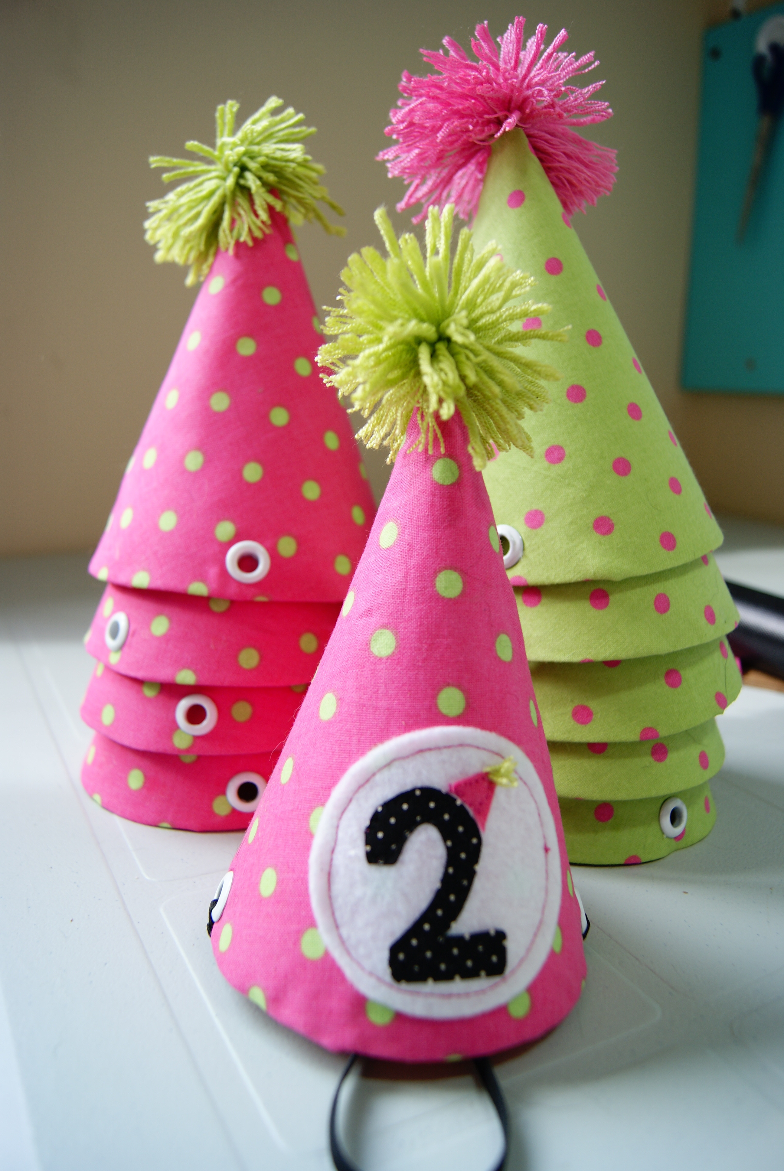 Best ideas about Birthday Party Hats
. Save or Pin Show & Tell Birthday Bunting Banner and Party Hats Now.