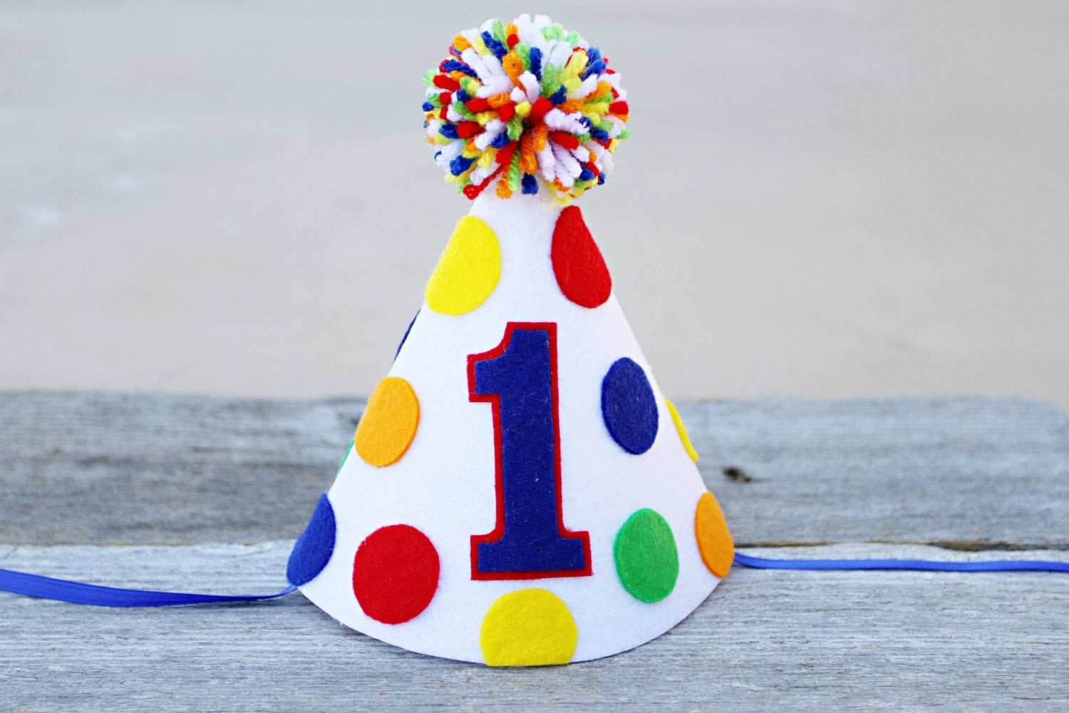 Best ideas about Birthday Party Hats
. Save or Pin READY TO SHIP Boys 1st Birthday Primary Colors Party Hat Now.