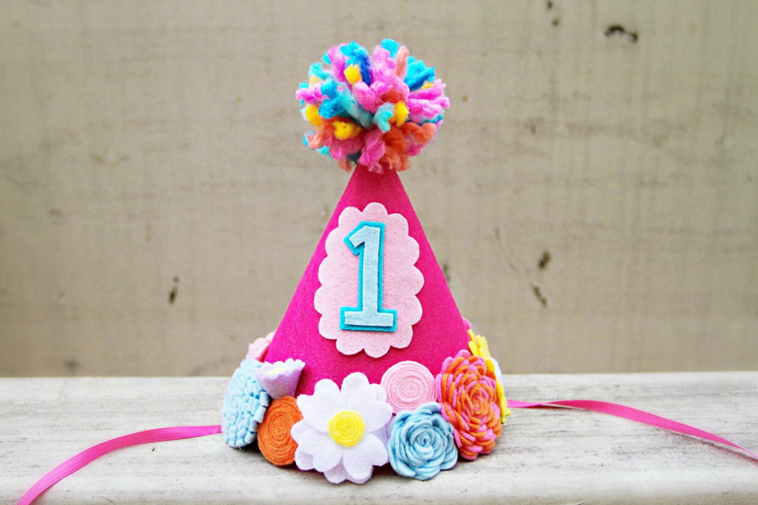 Best ideas about Birthday Party Hats
. Save or Pin Girls First Birthday Party Hat Girls 1st Birthday Hat Felt Now.