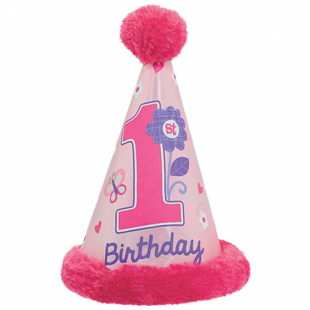 Best ideas about Birthday Party Hats
. Save or Pin Deluxe Sweet Pink Butterfly Girl s Happy 1st Birthday Now.