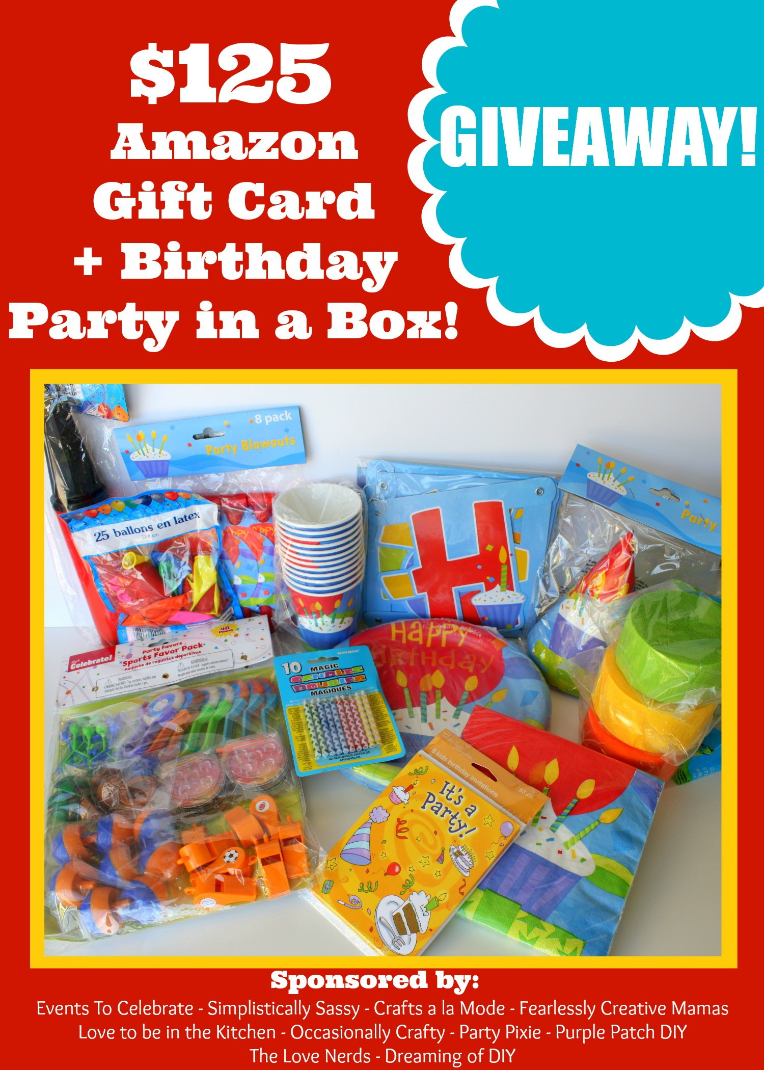 Best ideas about Birthday Party In A Box
. Save or Pin Giveaway $125 Amazon Gift Card and Party in a Box Now.