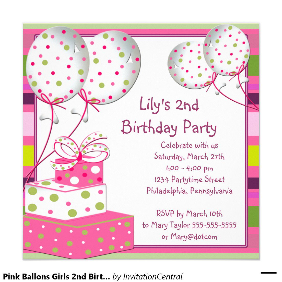 Best ideas about Birthday Party Invitation
. Save or Pin Birthday Party Invitation Card Now.