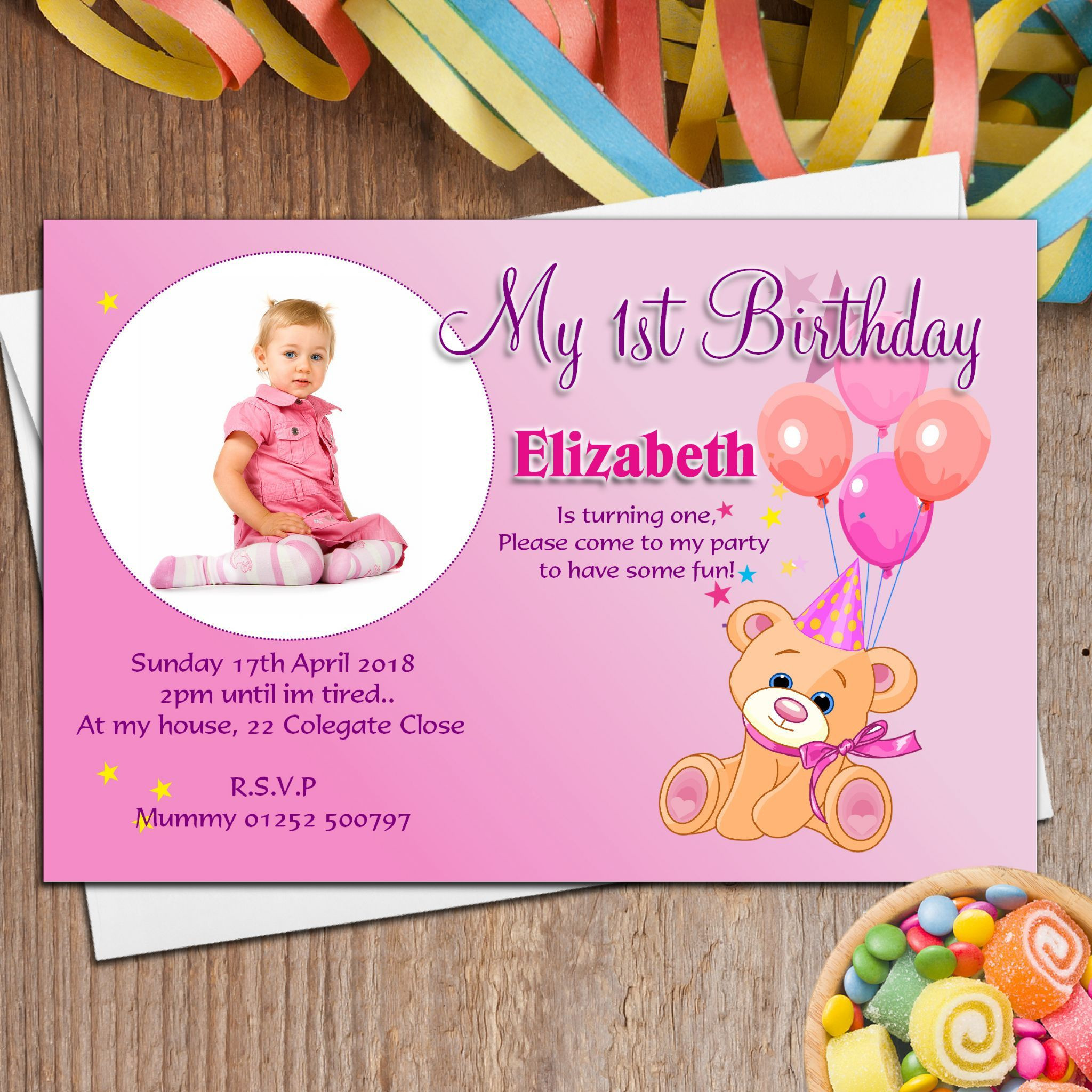 Best ideas about Birthday Party Invitation Card
. Save or Pin 1st Birthday Invitation Cards For Baby Boy In India Now.