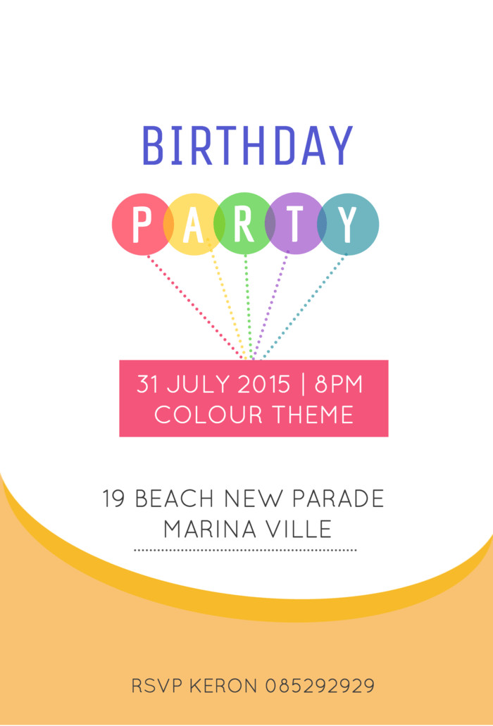 Best ideas about Birthday Party Invitation
. Save or Pin 10 Creative Birthday Invitation Card Design Tips and Now.