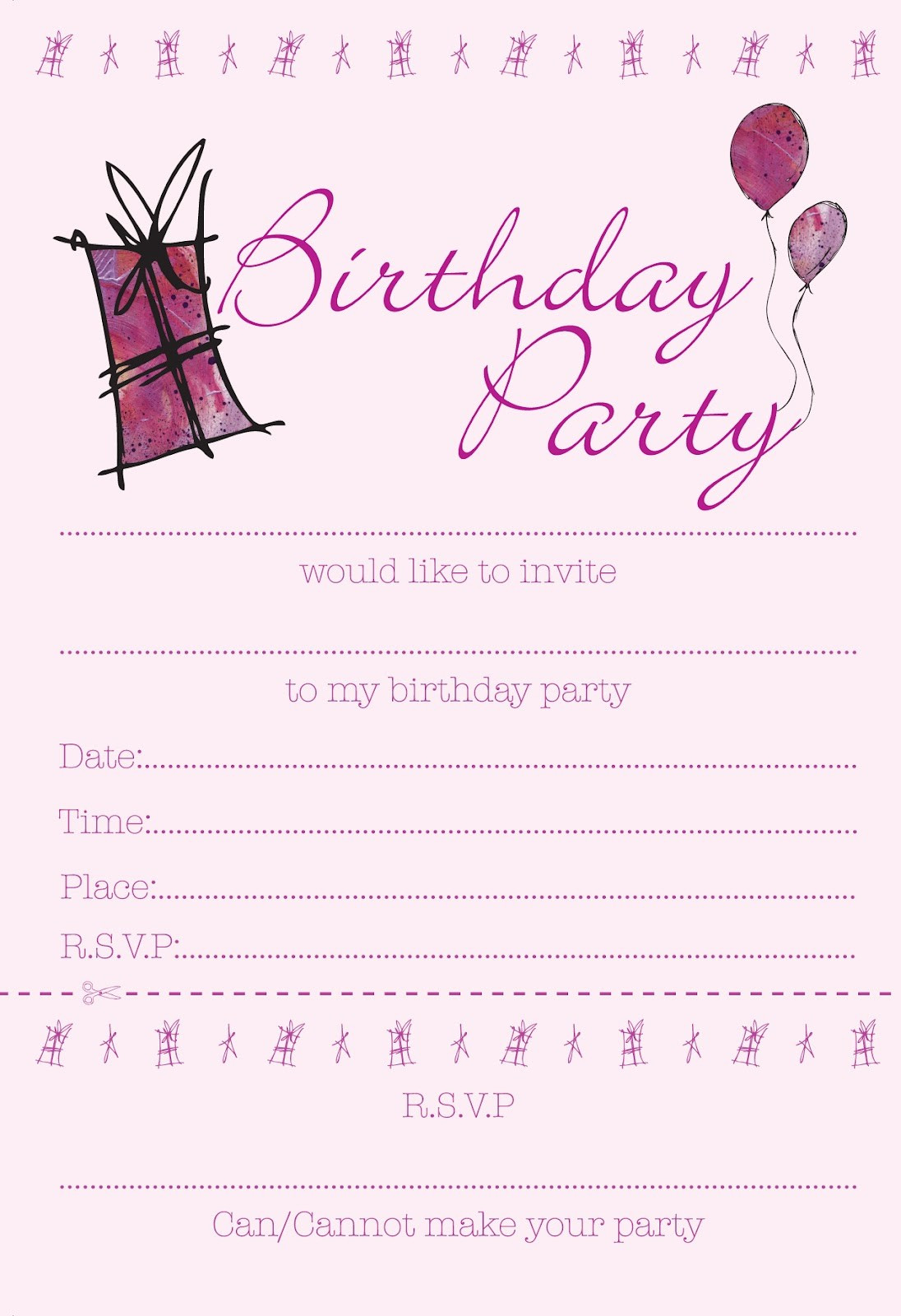 Best ideas about Birthday Party Invitation Template
. Save or Pin 18th Birthday Party Invitation Templates Now.