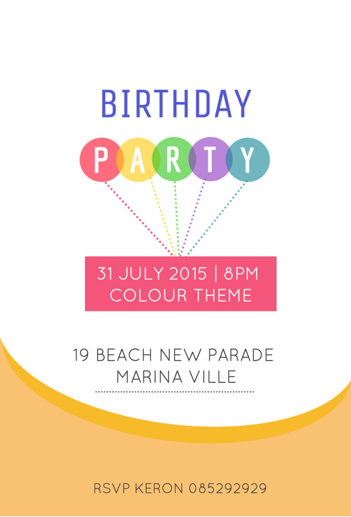 Best ideas about Birthday Party Invitations
. Save or Pin 10 Creative Birthday Invitation Card Design Tips and Now.
