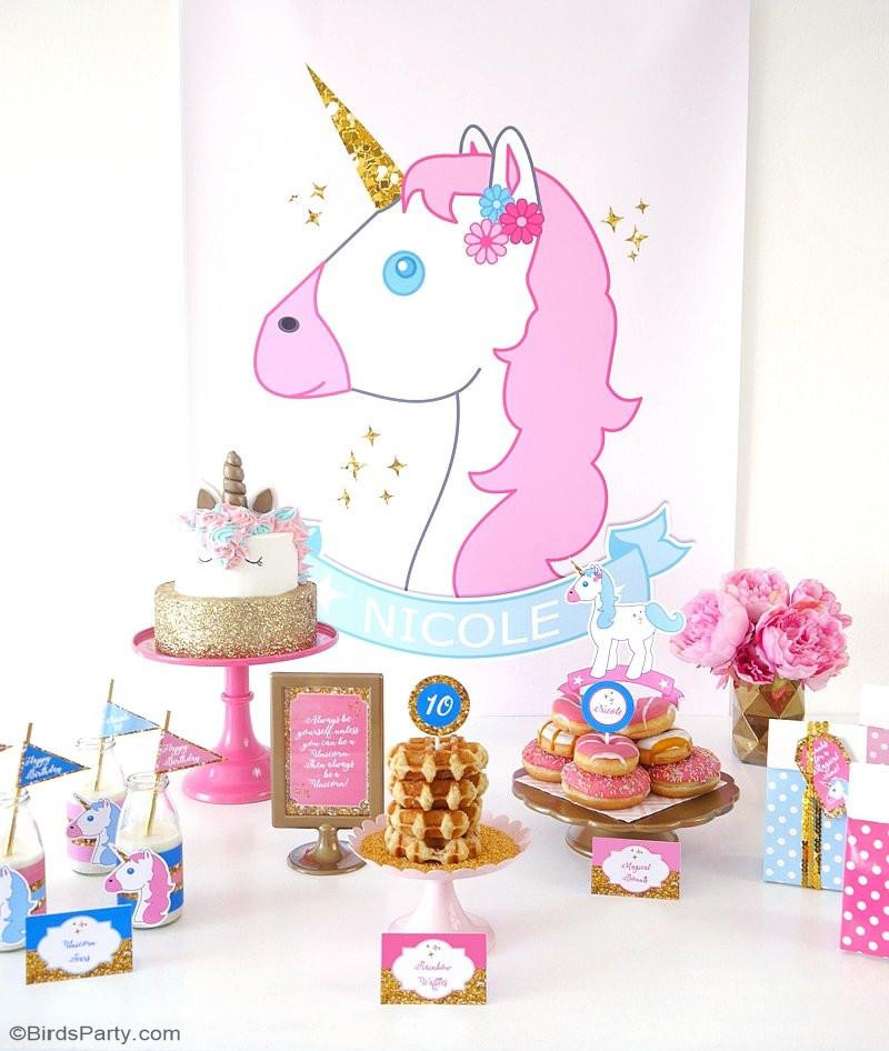 Best ideas about Birthday Party Kits
. Save or Pin Unicorn Birthday Party Printables Supplies Now.