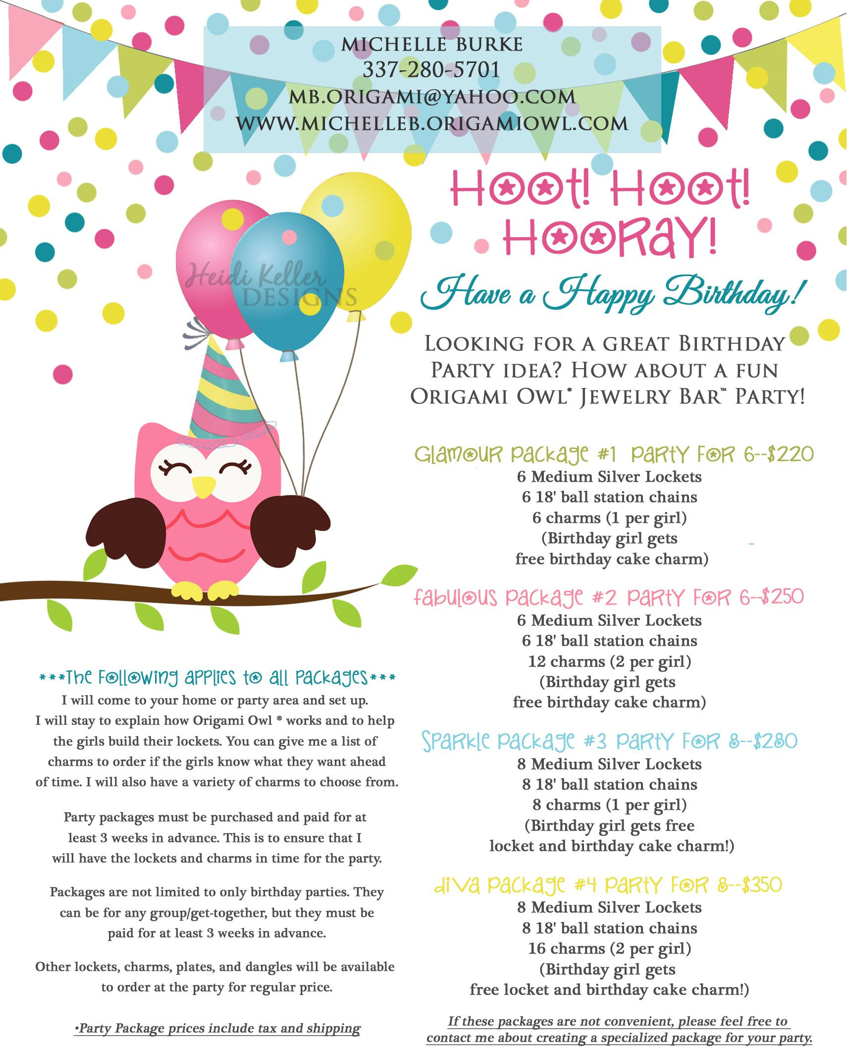 Best ideas about Birthday Party Packages
. Save or Pin Origami Owl Kids Birthday Party Packages Now.