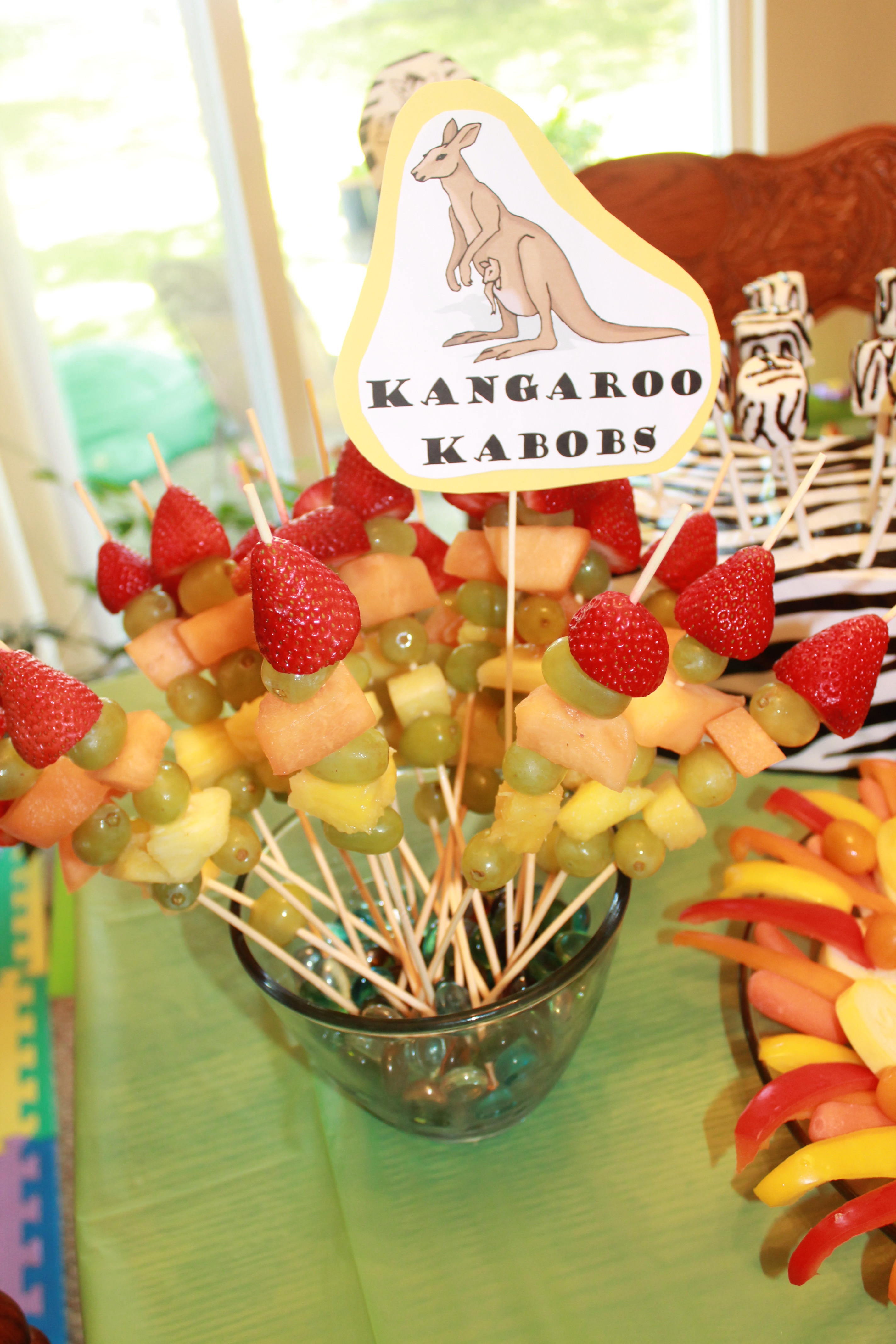 Best ideas about Birthday Party Snack Ideas
. Save or Pin Kangaro kabobs and other fabulous food ideas for a zoo Now.