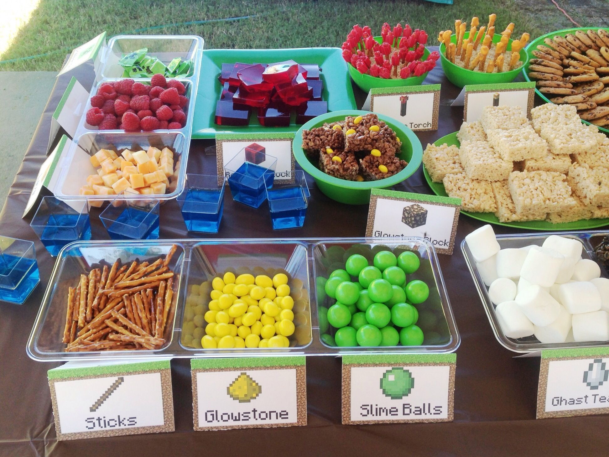 Best ideas about Birthday Party Snack Ideas
. Save or Pin Minecraft Party Snacks … Now.