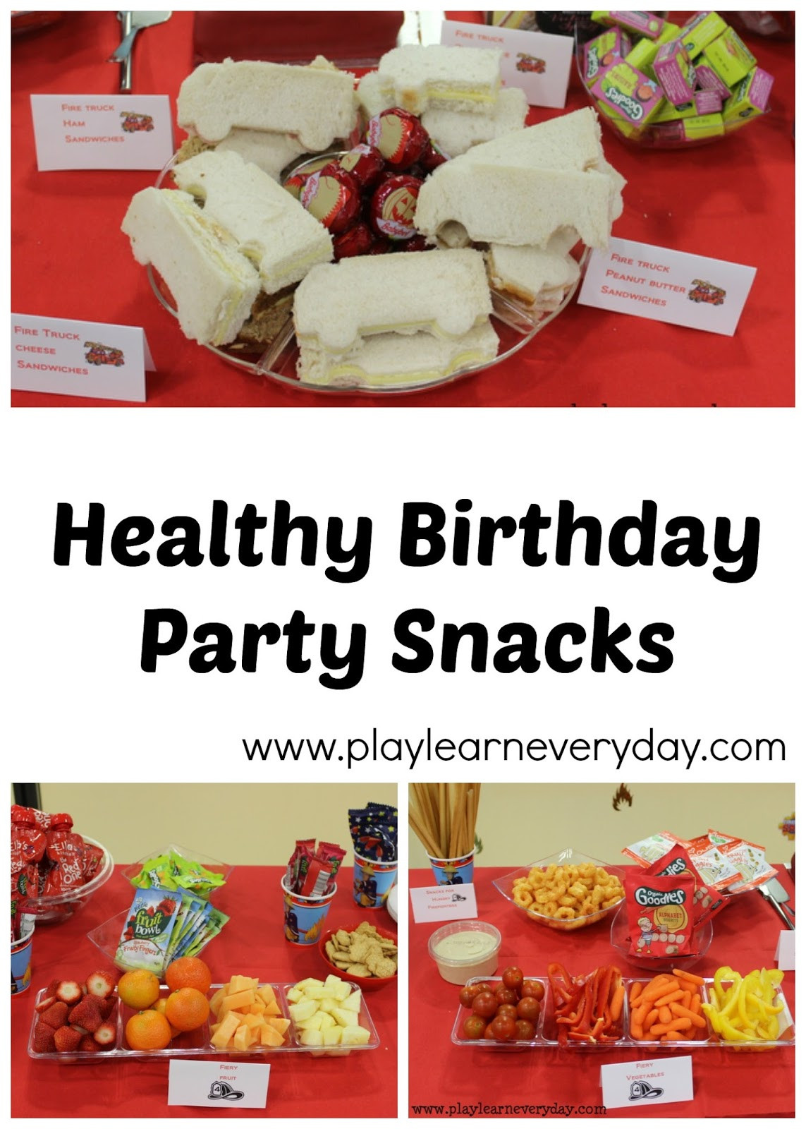Best ideas about Birthday Party Snacks
. Save or Pin Healthy Birthday Party Snacks Play and Learn Every Day Now.