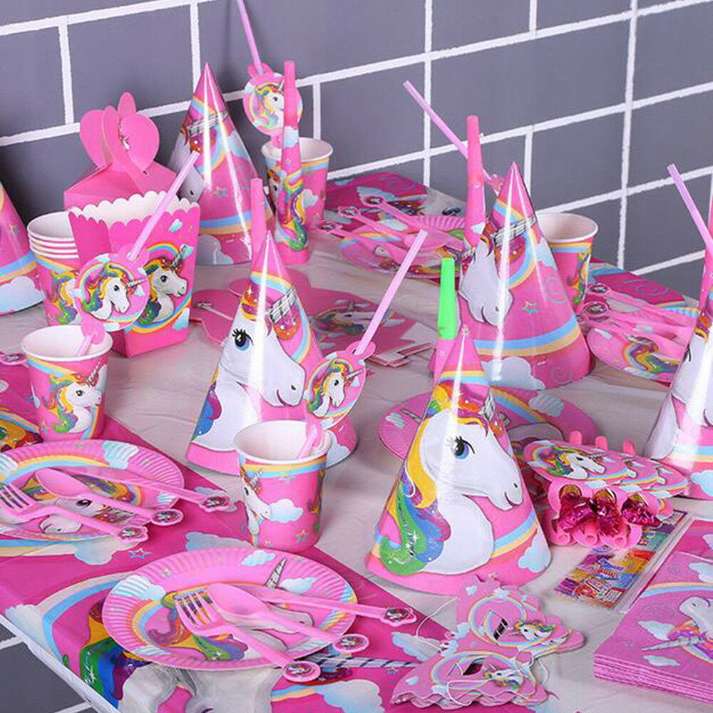 Best ideas about Birthday Party Supplies For Kids
. Save or Pin Unicorn Theme Kids Birthday Party Decor Supplies Bunting Now.