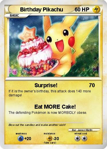 Best ideas about Birthday Pikachu Card
. Save or Pin Pokémon Birthday Pikachu 5 5 Surprise My Pokemon Card Now.