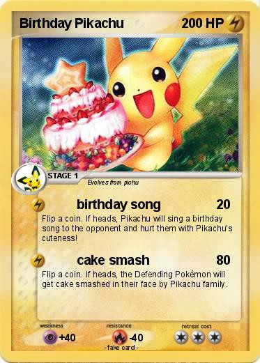 Best ideas about Birthday Pikachu Card
. Save or Pin Pokémon Birthday Pikachu 13 13 birthday song My Now.