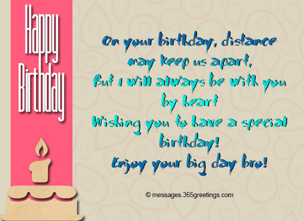 Best ideas about Birthday Quotes For Big Brother
. Save or Pin Birthday Wishes for Brother 365greetings Now.