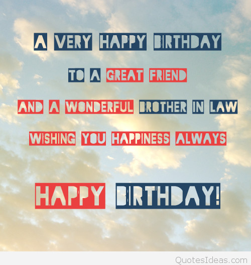 Best ideas about Birthday Quotes For Brother In Law
. Save or Pin SHORT BIRTHDAY QUOTES FOR BROTHER IN LAW image quotes at Now.