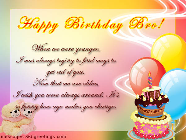 Best ideas about Birthday Quotes For Brother
. Save or Pin Birthday Wishes for Brother 365greetings Now.