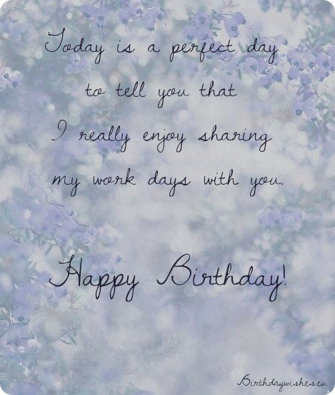 Best ideas about Birthday Quotes For Coworker
. Save or Pin Happy Birthday Colleague Now.